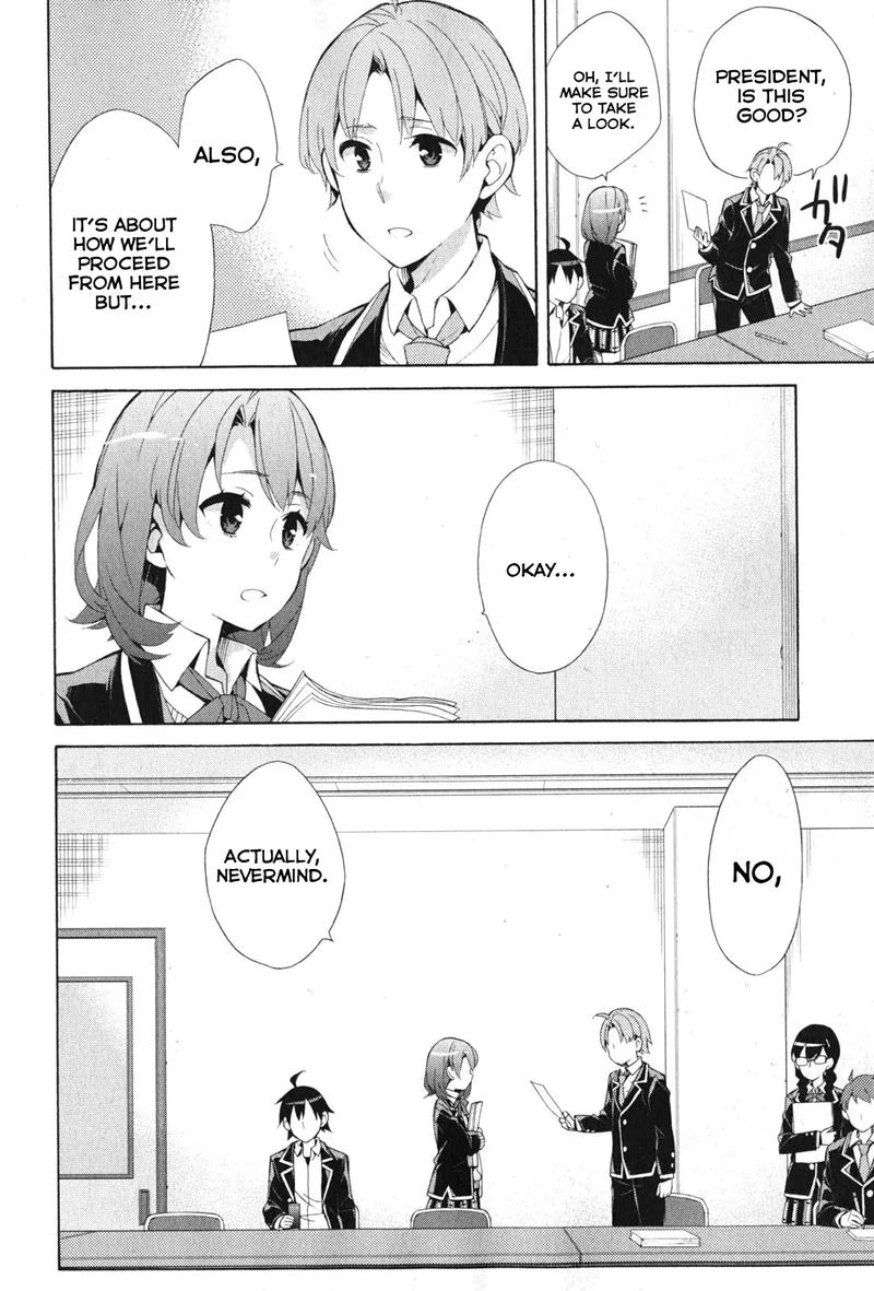 Yahari Ore No Seishun Rabukome Wa Machigatte Iru Mougenroku Chapter 36 Page 14