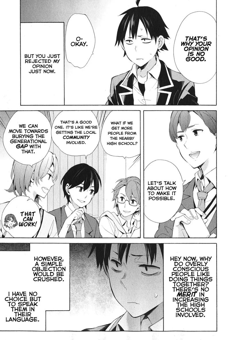 Yahari Ore No Seishun Rabukome Wa Machigatte Iru Mougenroku Chapter 36 Page 23