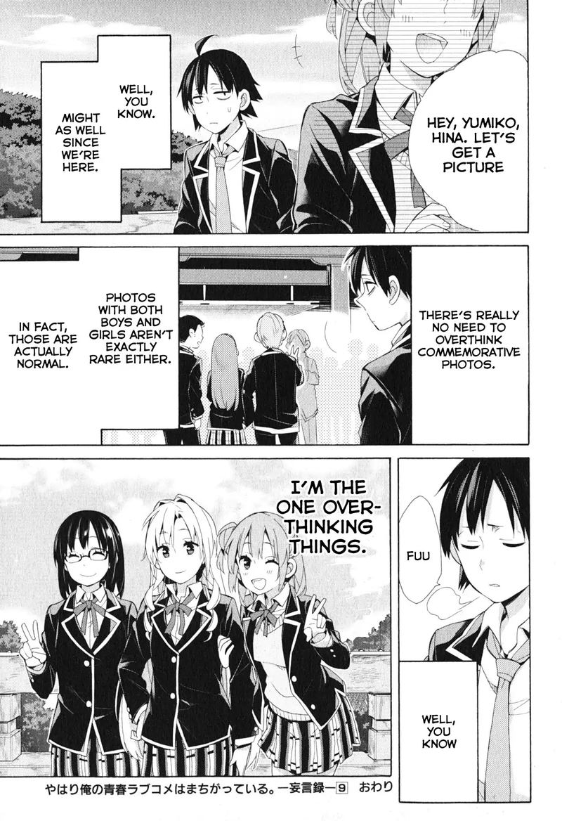 Yahari Ore No Seishun Rabukome Wa Machigatte Iru Mougenroku Chapter 42 Page 51