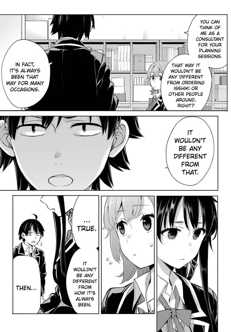 Yahari Ore No Seishun Rabukome Wa Machigatte Iru Mougenroku Chapter 78 Page 13