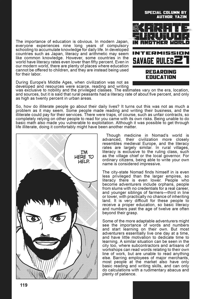 Yajin Tensei Karate Survivor In Another World Chapter 22 Page 31