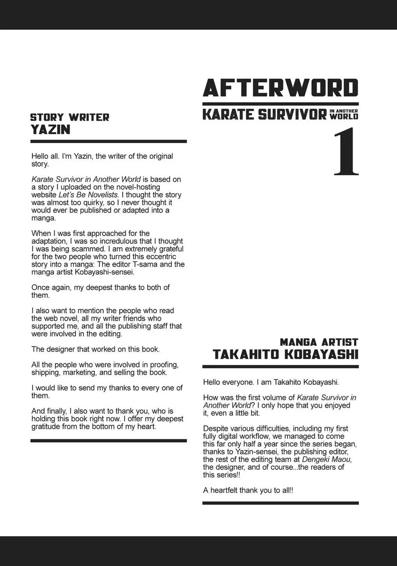 Yajin Tensei Karate Survivor In Another World Chapter 6 Page 37
