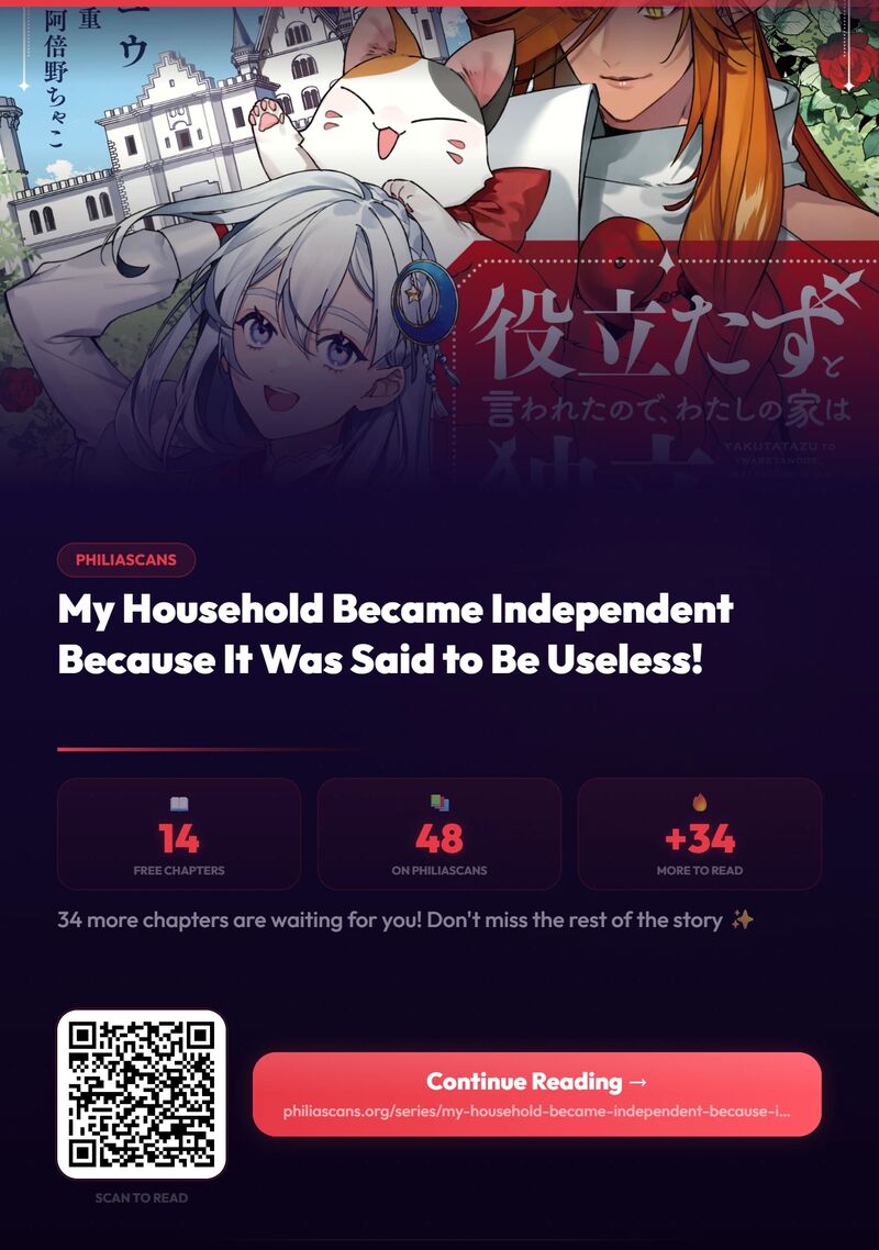 Yakutatazu To Iwareta Node Watashi No Ie Wa Dokuritsu Shimasu Chapter 14 Page 1