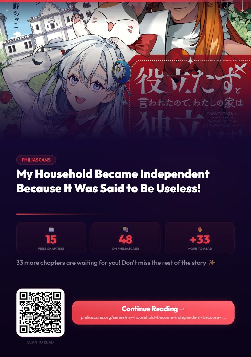 Yakutatazu To Iwareta Node Watashi No Ie Wa Dokuritsu Shimasu Chapter 15 Page 25