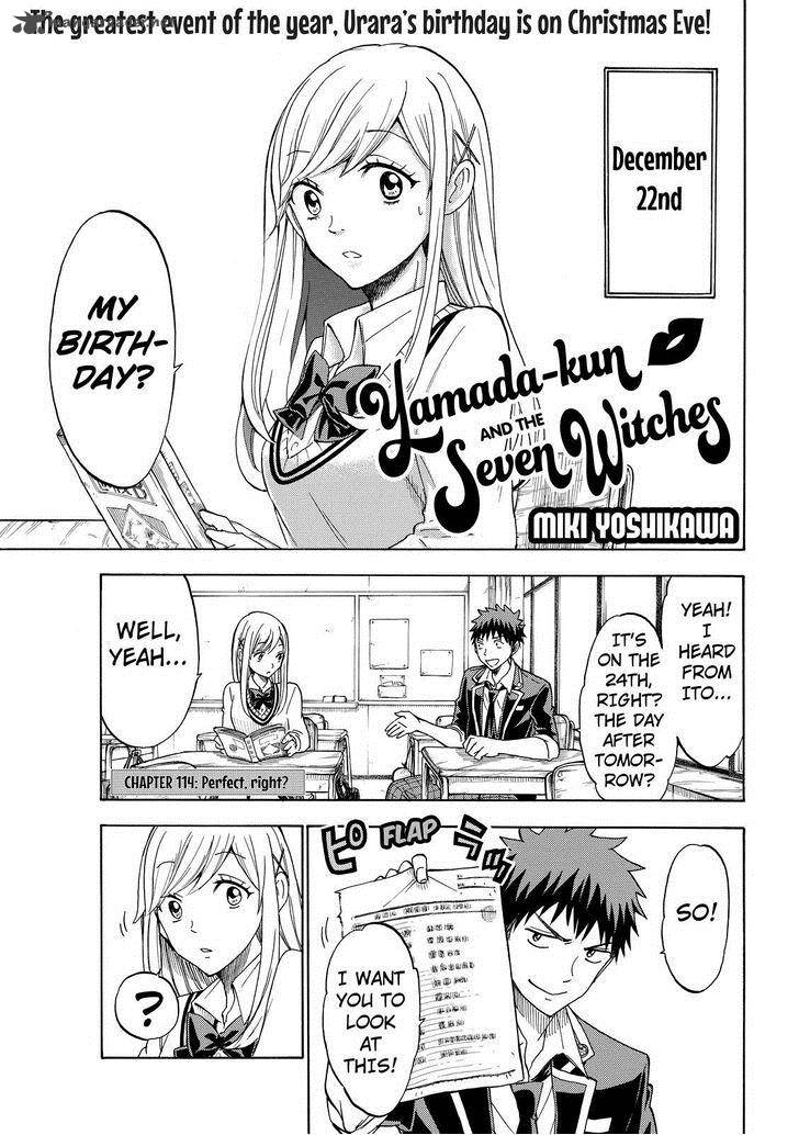 Yamada Kun To 7 Nin No Majo Chapter 114 Page 1