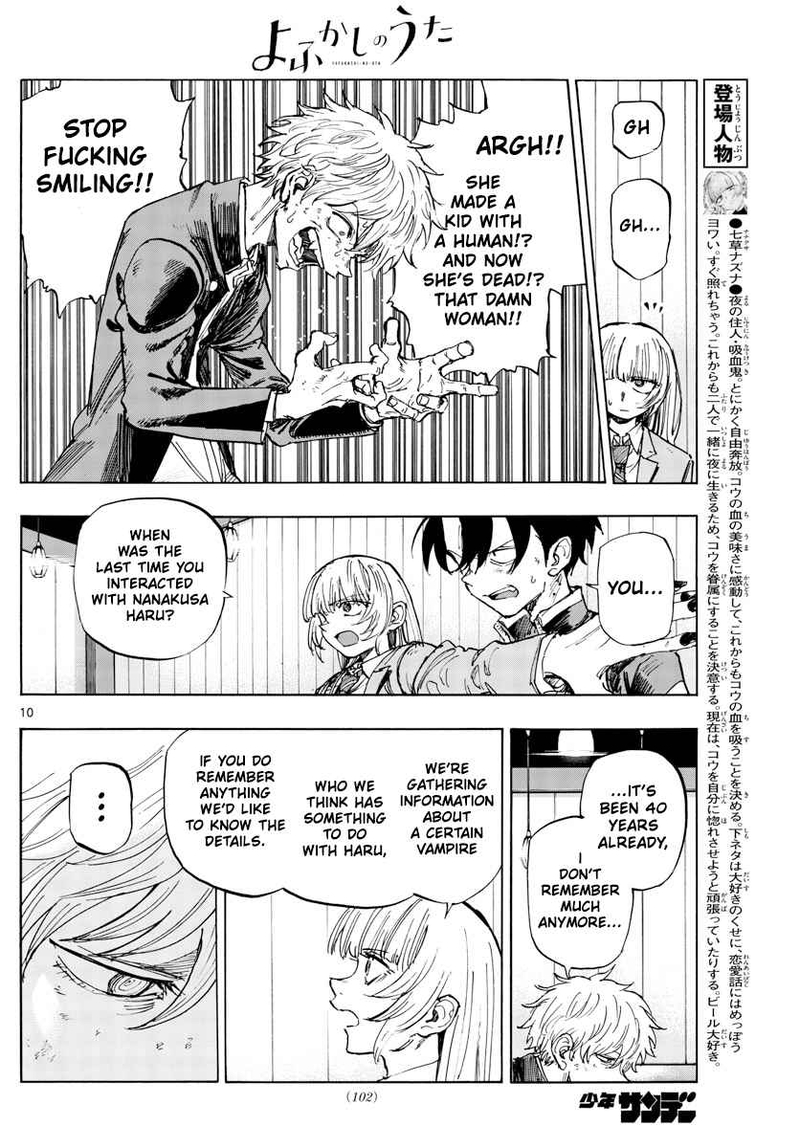 Yofukashi No Uta Chapter 143 Page 11
