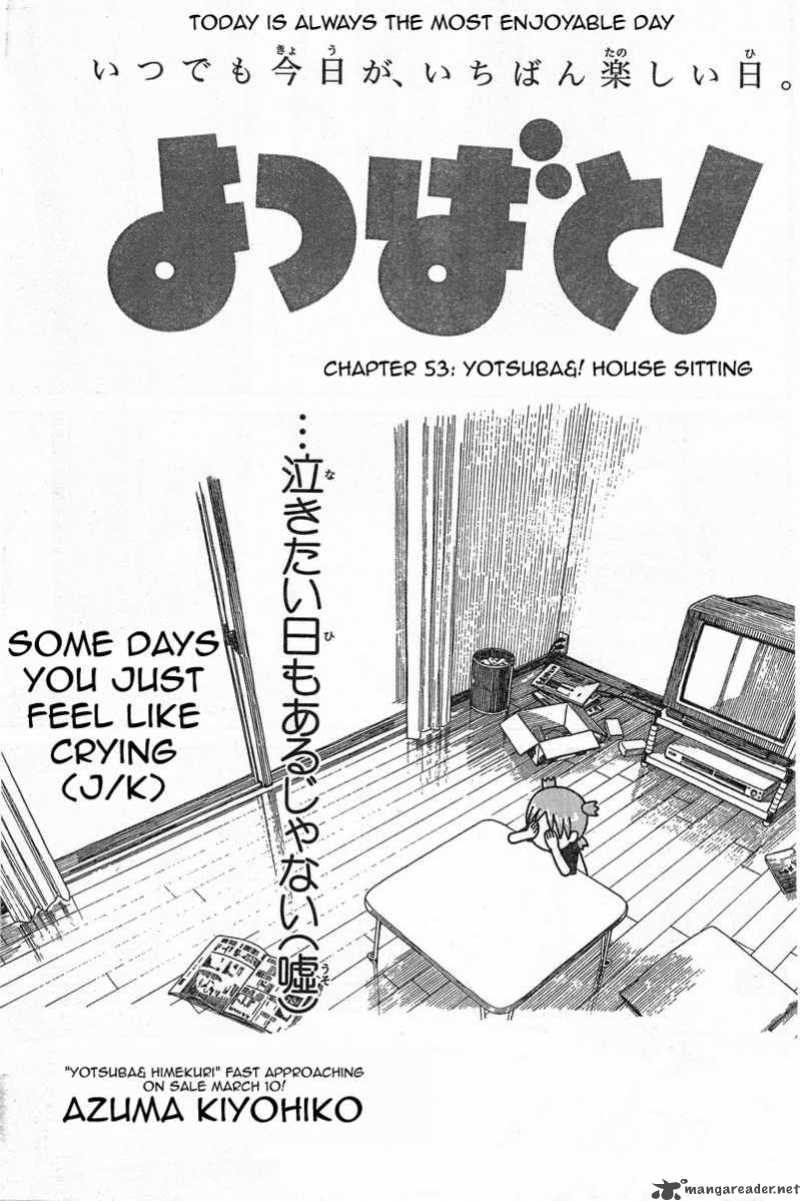 Yotsubato Chapter 53 Page 1