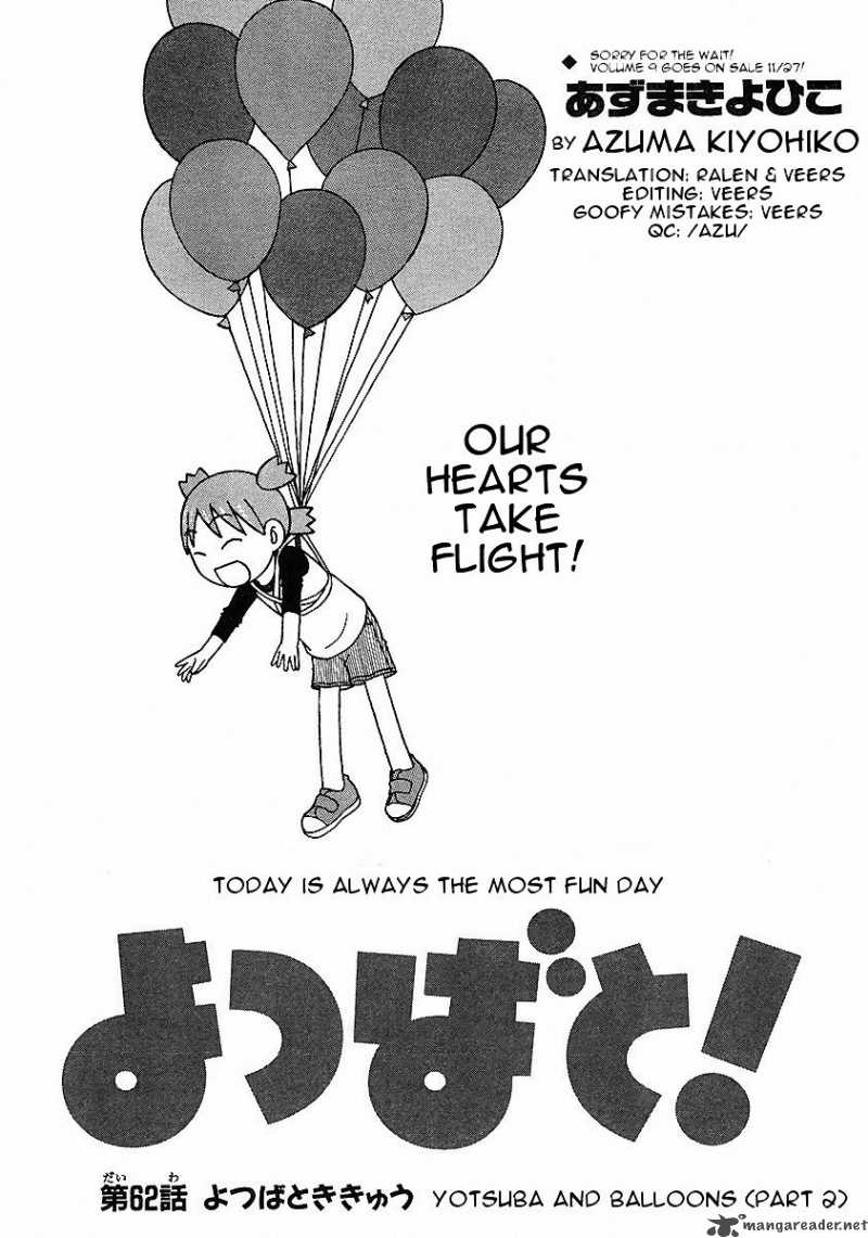 Yotsubato Chapter 62 Page 1