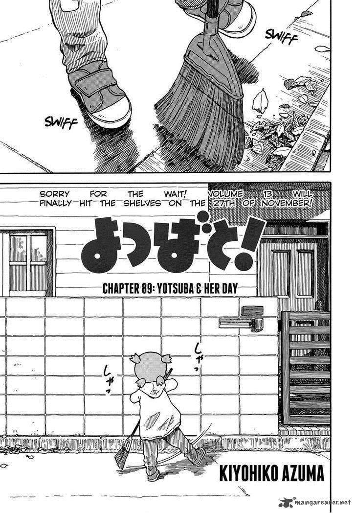 Yotsubato Chapter 89 Page 1