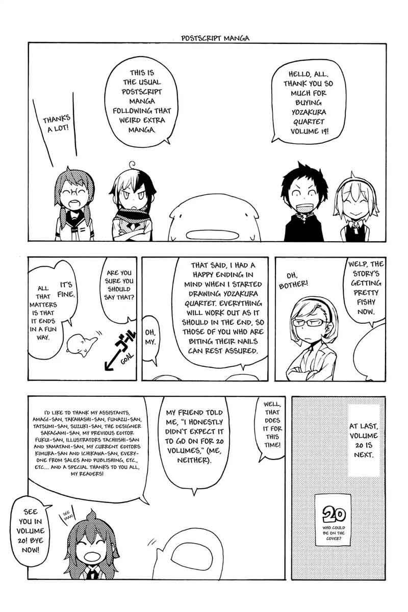 Yozakura Quartet Chapter 112 Page 72