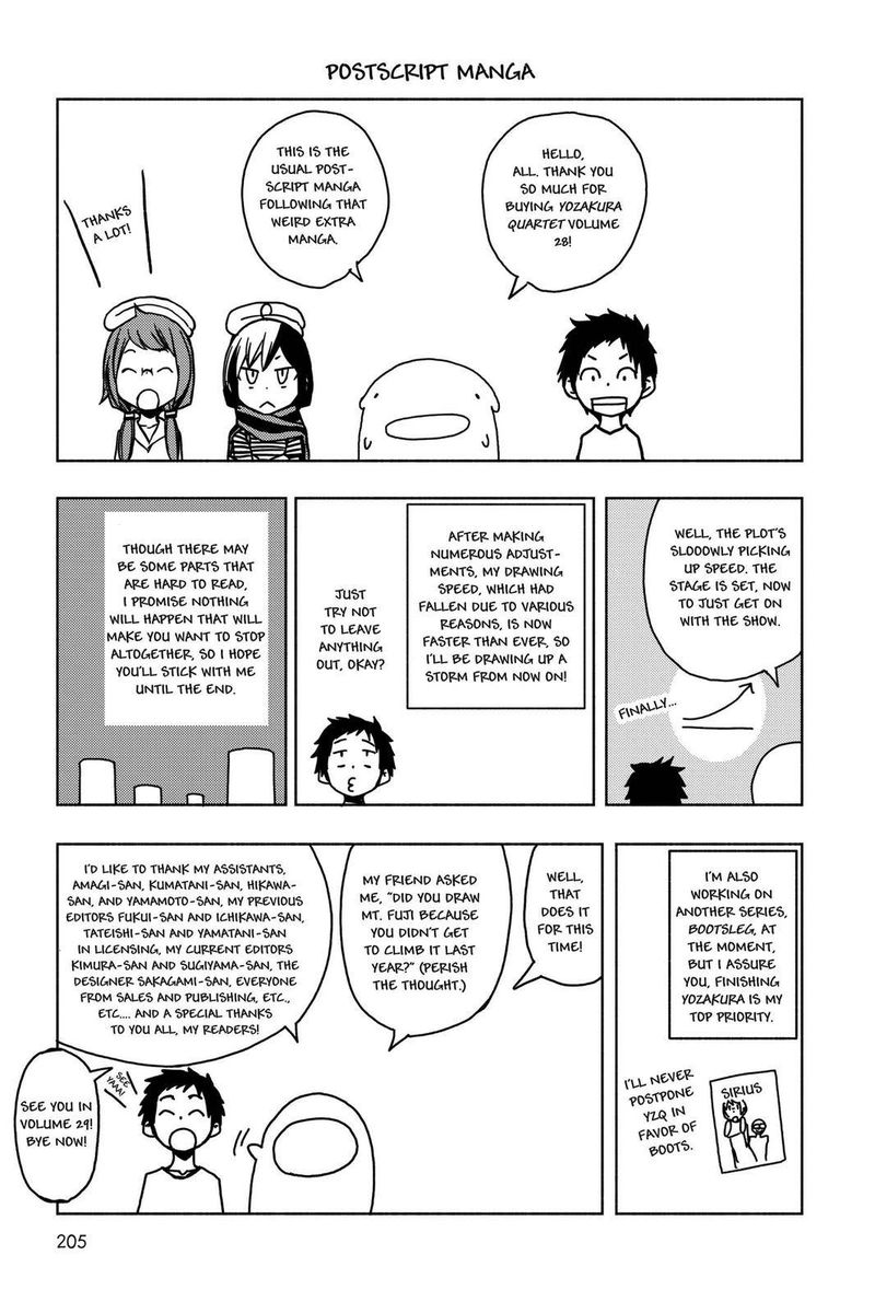 Yozakura Quartet Chapter 163 Page 39