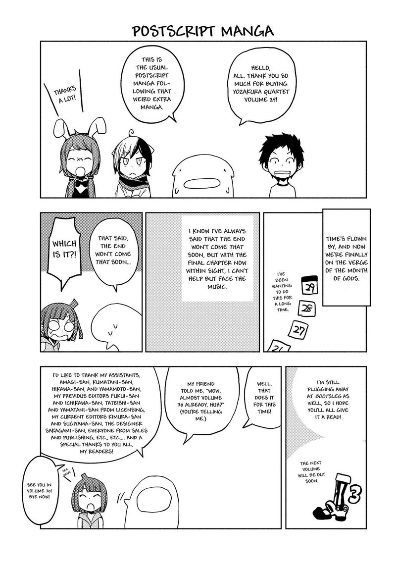 Yozakura Quartet Chapter 167 Page 114