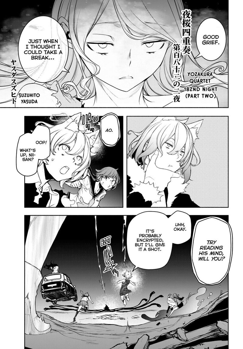 Yozakura Quartet Chapter 182b Page 1