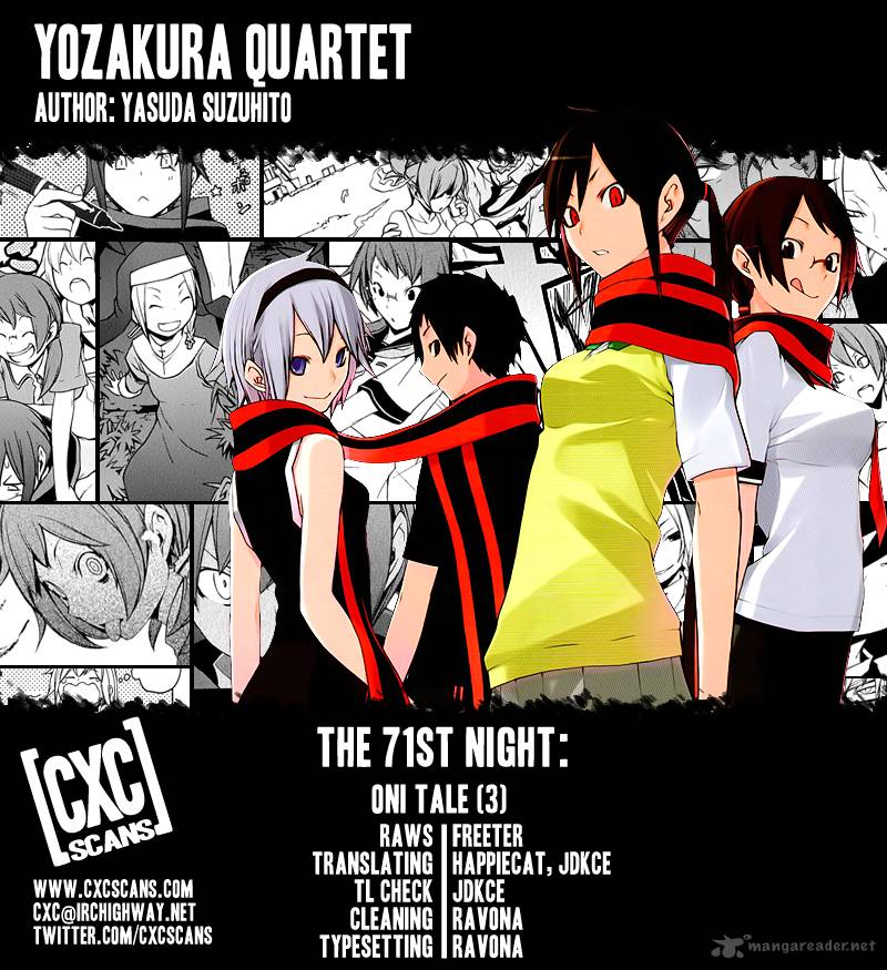 Yozakura Quartet Chapter 71 Page 1