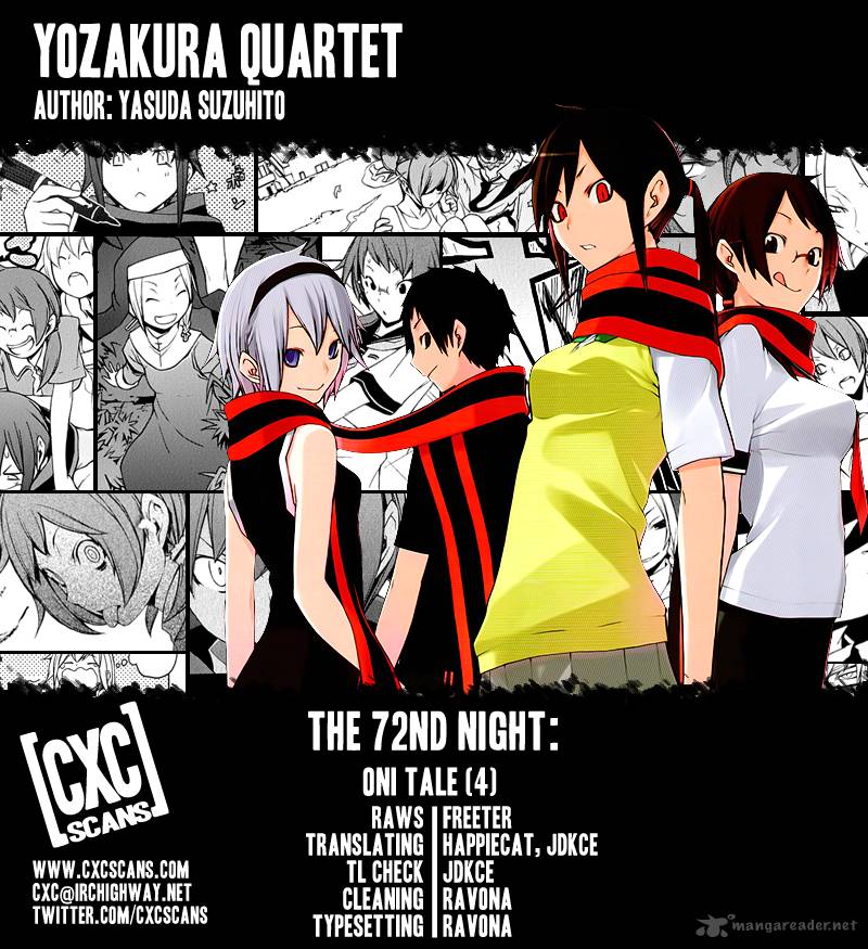 Yozakura Quartet Chapter 72 Page 1