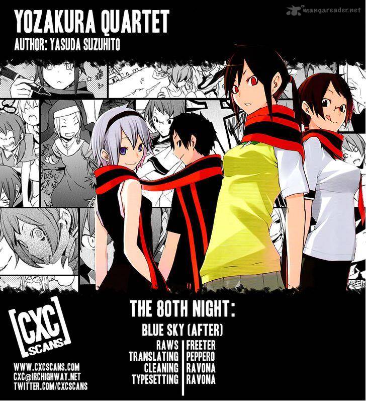 Yozakura Quartet Chapter 80 Page 1