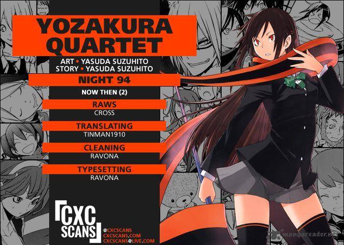 Yozakura Quartet Chapter 94 Page 1