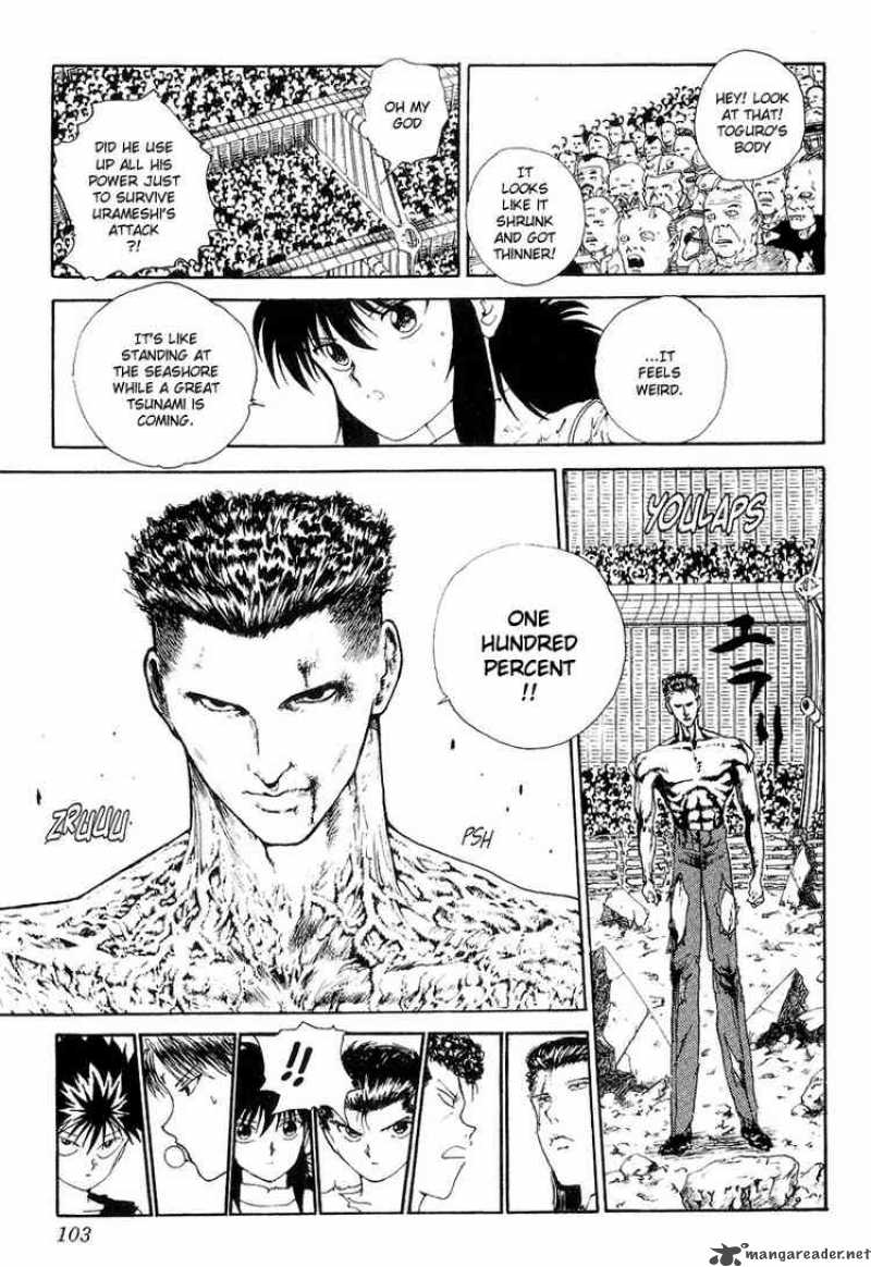 Yu Yu Hakusho Chapter 105 Page 17