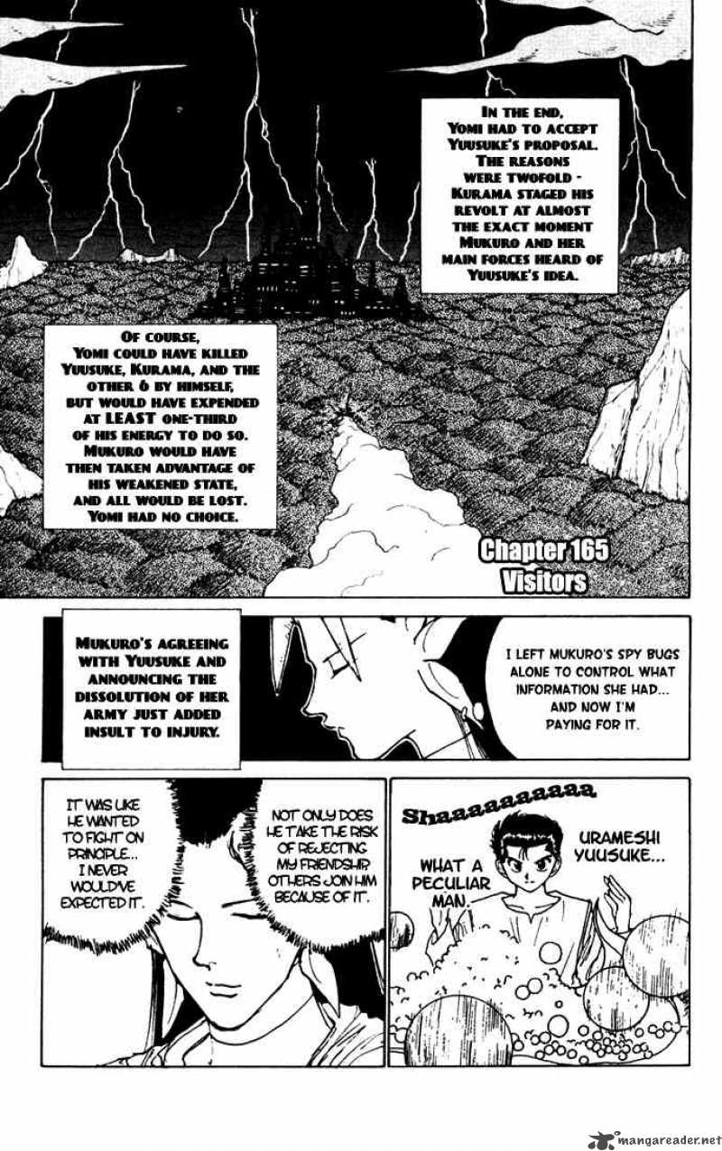 Yu Yu Hakusho Chapter 165 Page 1