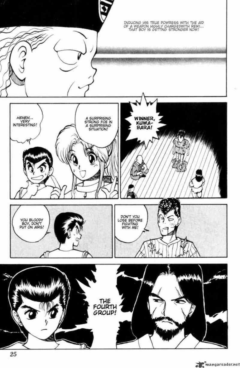 Yu Yu Hakusho Chapter 27 Page 24