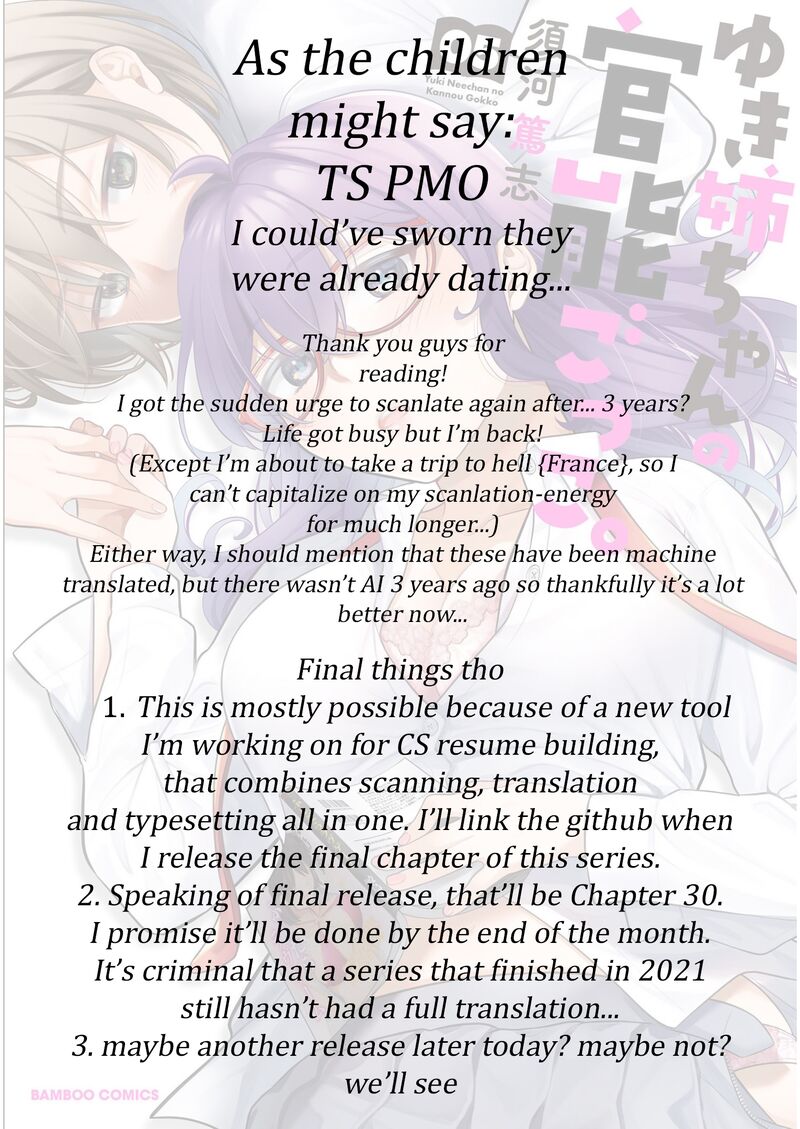Yuki Nee Chan No Kannou Gokko Chapter 27 Page 24