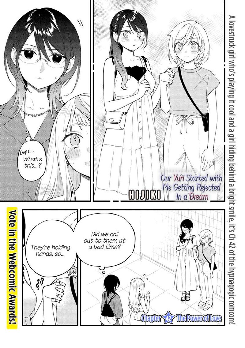 Yume De Furarete Hajimaru Yuri Chapter 42 Page 2