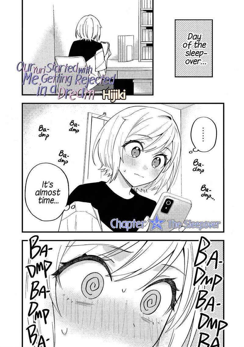 Yume De Furarete Hajimaru Yuri Chapter 54 Page 1