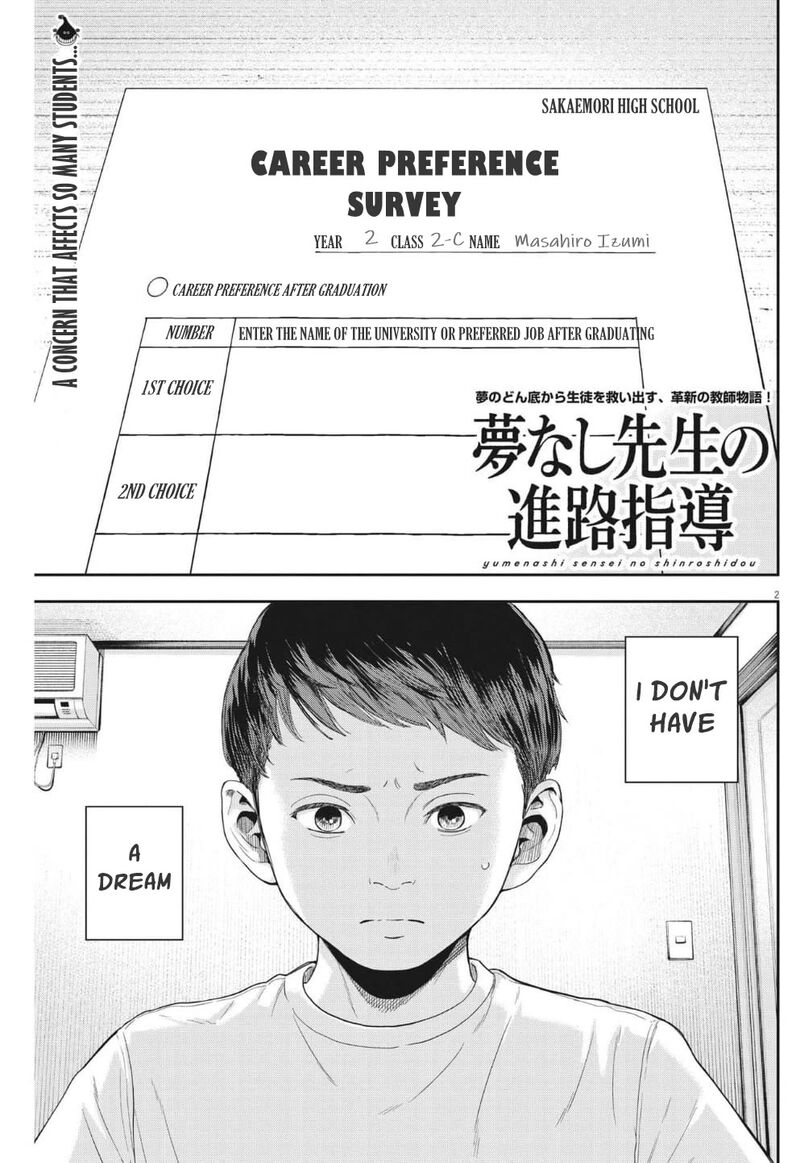 Yumenashi Sensei No Shinroshidou Chapter 19 Page 2