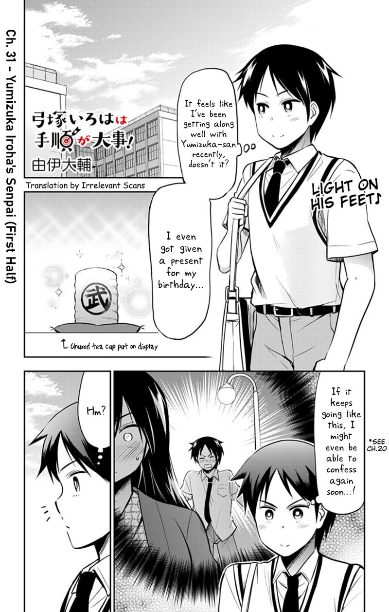 Yumizuka Iroha Wa Tejun Ga Daiji Chapter 31 Page 1