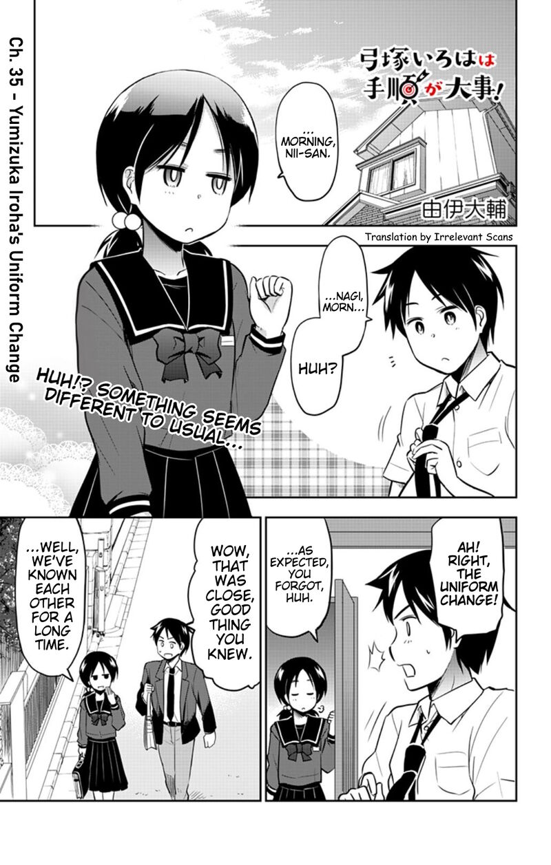 Yumizuka Iroha Wa Tejun Ga Daiji Chapter 35 Page 1