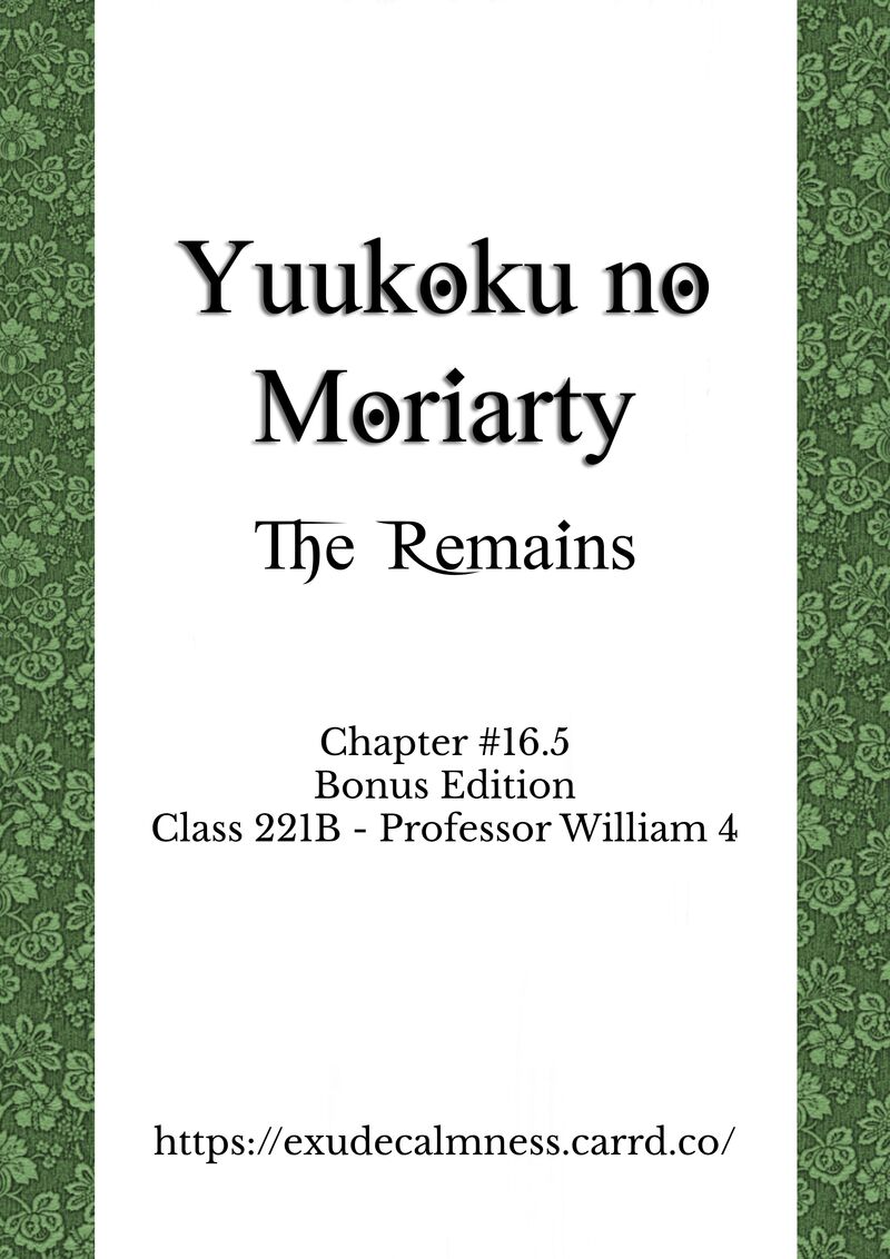 Yuukoku No Moriarty The Remains Chapter 16e Page 1