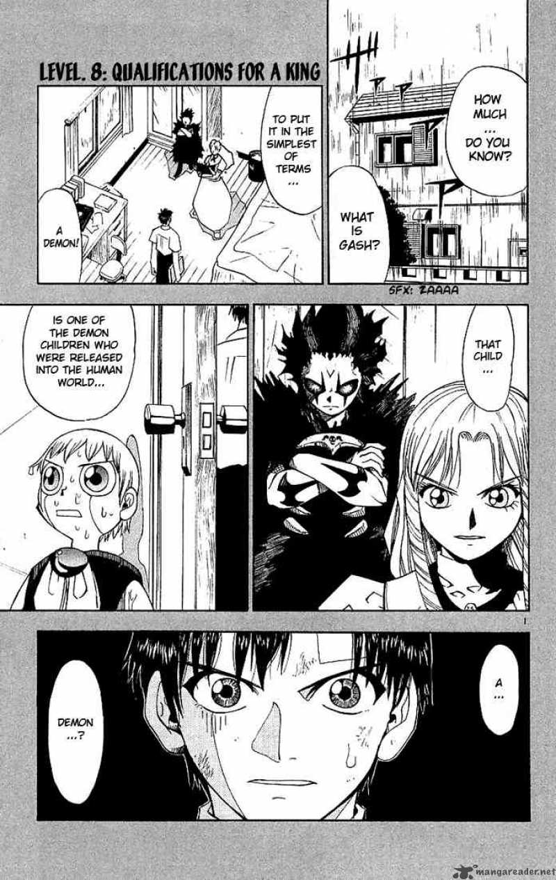 Zatch Bell Chapter 8 Page 1