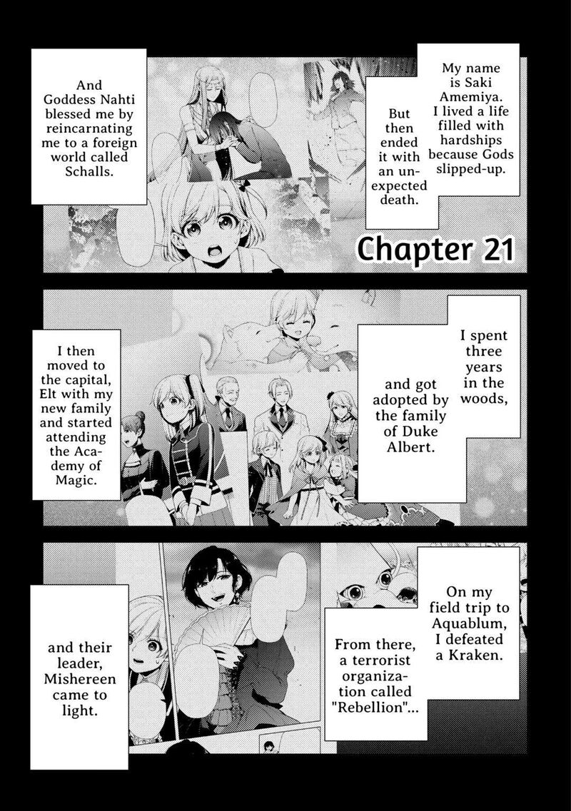 Zensei De Tsurai Omoi O Shita No De Kamisama Ga Shazai Ni Kimashita Chapter 21 Page 1