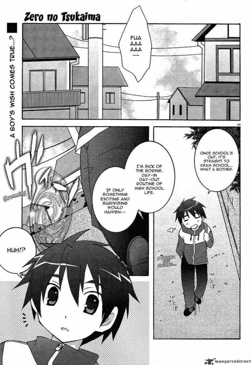 Zero No Tsukaima Chapter 1 Page 3