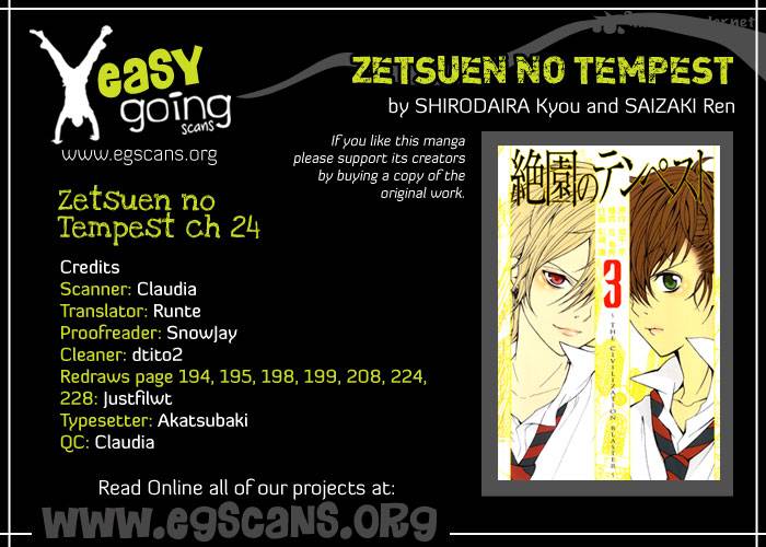 Zetsuen No Tempest Chapter 24 Page 1