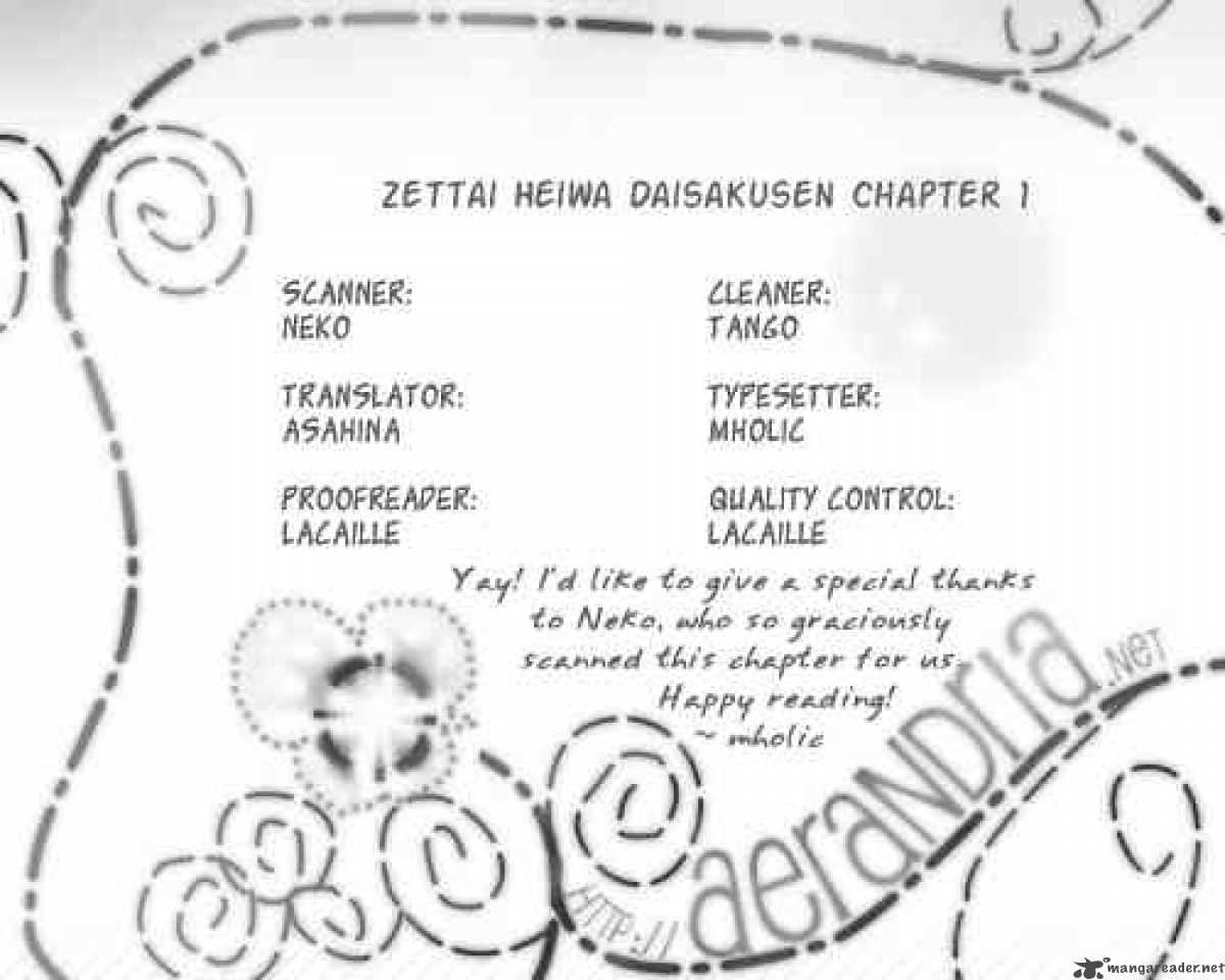 Zettai Heiwa Daisakusen Chapter 1 Page 40