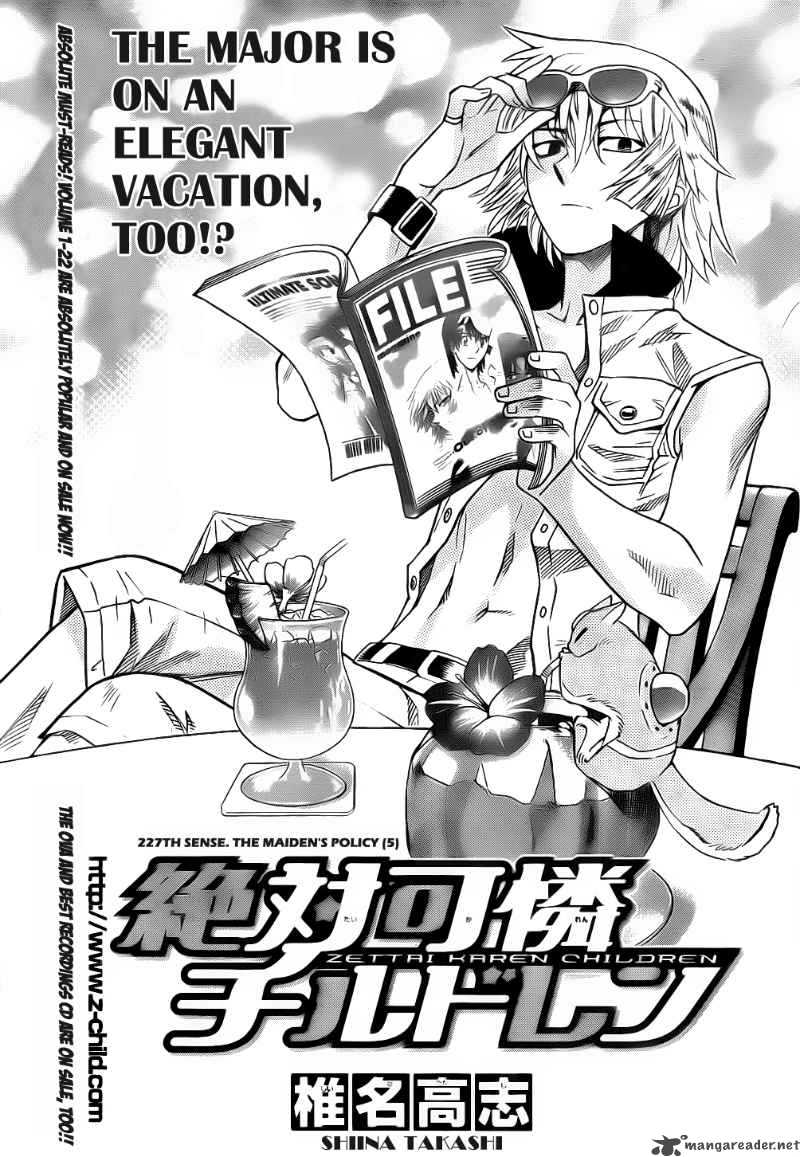 Zettai Karen Children Chapter 227 Page 1