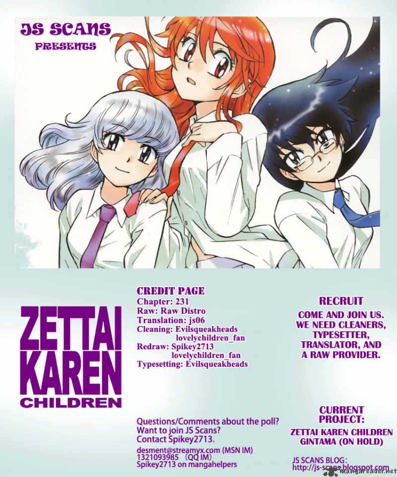 Zettai Karen Children Chapter 231 Page 21