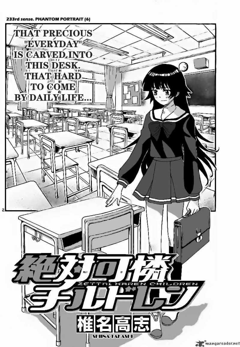 Zettai Karen Children Chapter 233 Page 2