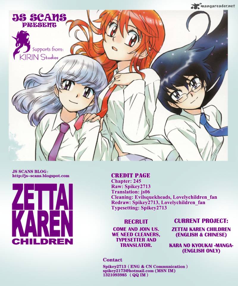 Zettai Karen Children Chapter 245 Page 22