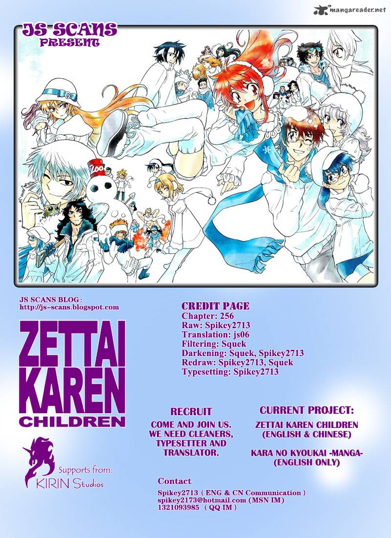 Zettai Karen Children Chapter 256 Page 19