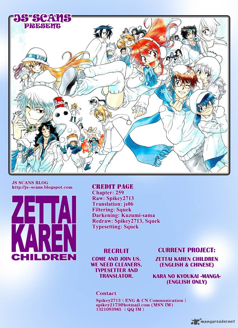 Zettai Karen Children Chapter 259 Page 19