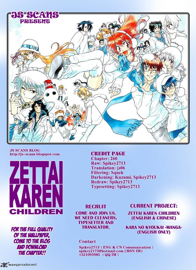 Zettai Karen Children Chapter 260 Page 21