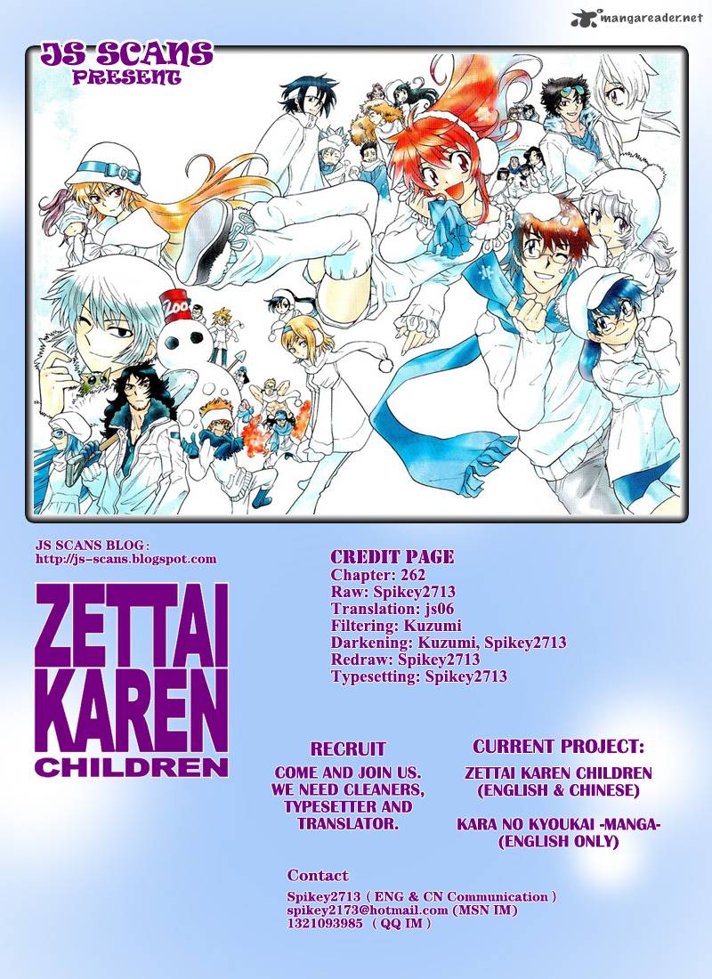 Zettai Karen Children Chapter 262 Page 19