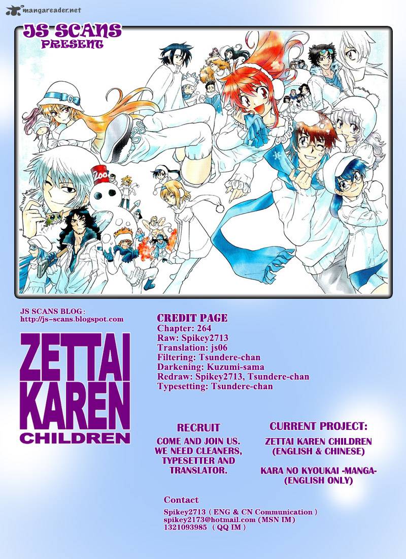 Zettai Karen Children Chapter 264 Page 19