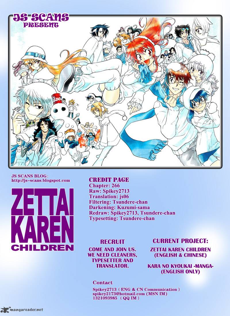 Zettai Karen Children Chapter 266 Page 19