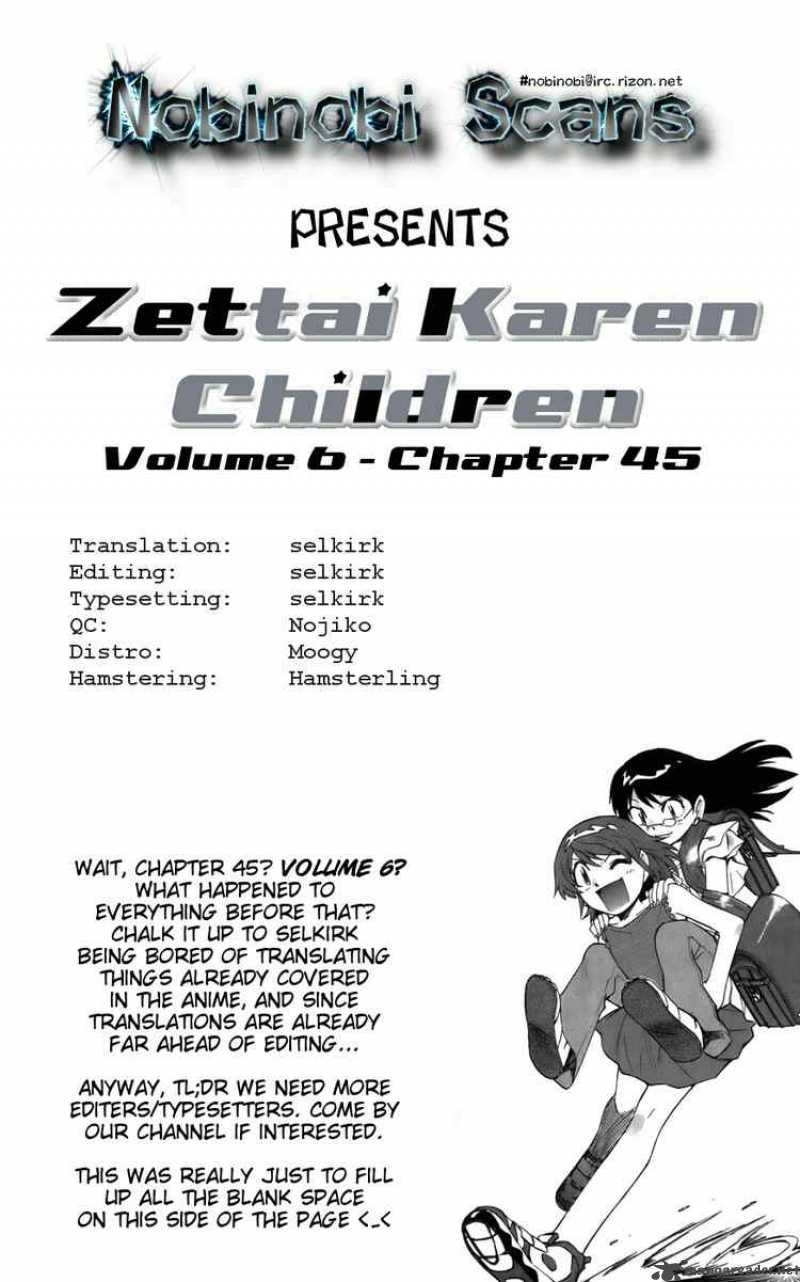 Zettai Karen Children Chapter 41 Page 19